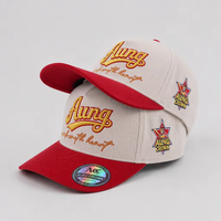 Fabricant de casquettes en velours côtelé brodées sur mesure, casquette de baseball en velours côtelé, casquettes de baseball à 5 panneaux bicolores à fermeture snapback pour hommes