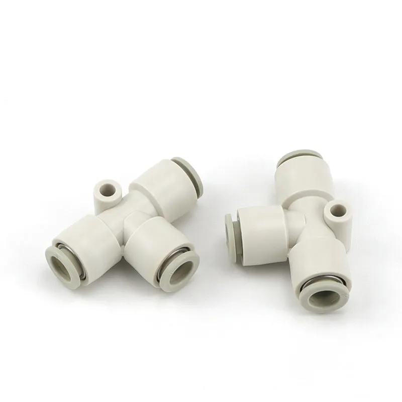 SMC Pneumatic PU Pipe Connector Model T Straight Quick Plug Connector Fittings KB2T/KQ2T Series