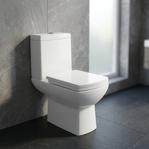 โถสุขภัณฑ์แบบชิ้นเดียว Fohome Sanitarios Inodoros พร้อมระบบ S-Trap และระบบไซฟอน  พร้อมฝารองนั่งอุ่นแบบมีระบบชำระล้างด้วยน้ำ - Product Image 4