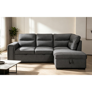 Sofá <span class=keywords><strong>Cama</strong></span> OEM Tianhang con Base, Sofá en Forma de L de 3 Plazas con Almacenamiento, Muebles para Sala de Estar, Juego de Muebles para Sala - Product Image 4