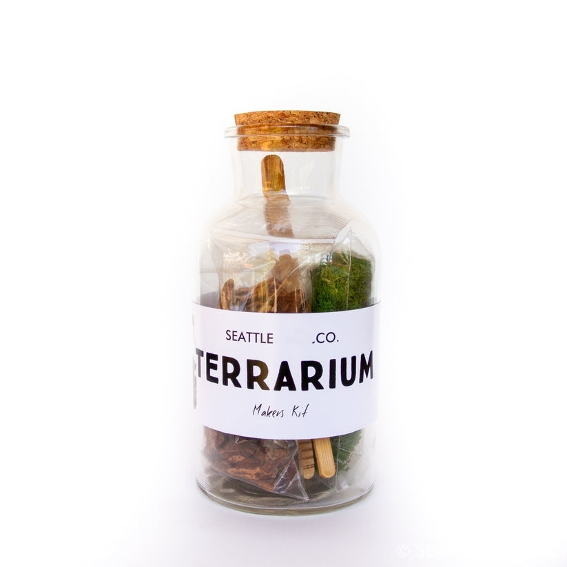 Modern Farmhouse Country Style DIY Terrarium Kit Mini Gardening Tools for Indoor Decoration Small Design Desktop Farmhouse