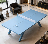 Table de ping-pong minimaliste italienne haut de gamme, design créatif, table de ping-pong pour espace de loisirs de villa haut de gamme