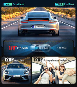 Kamera dasbor <span class=keywords><strong>3</strong></span> kamera <span class=keywords><strong>2</strong></span> inci, <span class=keywords><strong>3</strong></span> kamera 4k WiFi GPS kendaraan perekam kotak hitam untuk taksi mobil DVR Monitor parkir HDR lensa privasi - Product Image 3