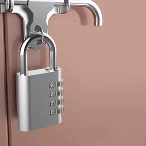 Cerraduras de Seguridad Degol Silver Modern Luggage, Puertas de Acero, Vigas de Bloqueo de Acero Inoxidable y Latón Sólido, Candados Digitales Resistentes al Óxido, Modelo GS0303 - Product Image 4