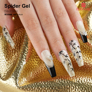 Logo kustom cat kuku Gel UV pigmen tinggi tidak beracun Gel laba-laba LED botol awet - Product Image 4