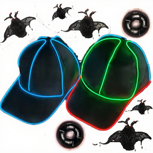 LED Light Baseball <strong>Hat</strong> Flashing Glow for Parties Rave Cap Luminous <strong>Hat</strong> for Diwali Graduation <strong>Easter</strong> Halloween New Arrival - Product Image 2