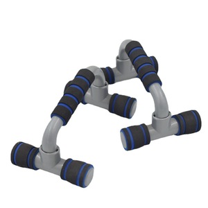Support de pompes en forme de H avec cadre en acier et poignées en <span class=keywords><strong>mousse</strong></span> – Équipement durable pour l'entraînement de force à domicile - Product Image 4