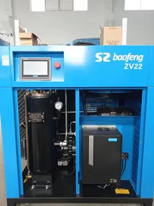 china screw air compressor Motor driven machine Silent air compressor22kw 8kg 0.8Mpa screw air acompressor