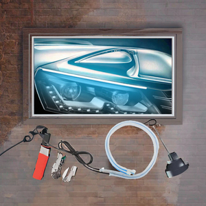 Thân Thiện Với Môi Trường Ô Tô Môi Trường Xung Quanh Ánh Sáng Ban Ngày Chạy Đèn Linh Hoạt Không Thấm Nước LED Đèn Pha Xe Hơi - Product Image 3