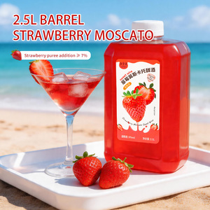 Vin <span class=keywords><strong>de</strong></span> fruits sucré à la <span class=keywords><strong>fraise</strong></span> Moscato 750 ml 8 % vol. à prix d'usine pour les acheteurs B2B mondiaux – Vin en marque blanche - Product Image 5
