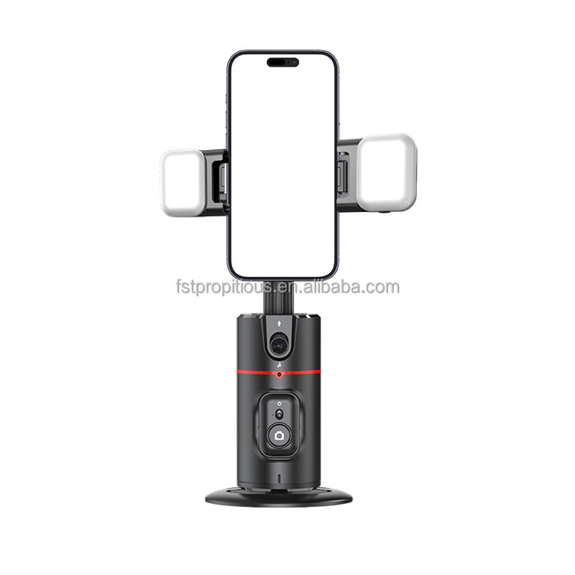 P02 Auto Face Tracking Stand 360 Rotation Phone Holder Desktop Following Gimbal Stabilizer for Smartphone Live Vlogging Video