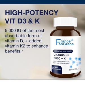 Suplemento de Vitamina D3 en Cápsulas Blandas (60 Unidades) para una Función Muscular Saludable y Refuerzo del Sistema Inmunitario, Vitaminas para Adultos - Product Image 4