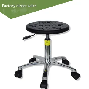 Taburete Antiestático ESD de Espuma Integral para Cuarto Limpio Clase 1000, Diseño Moderno de Silla Elevadora para Uso Hospitalario, Certificado BIFMA - Product Image 5