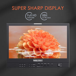 Moniteur professionnel SEETEC ATEM173S 17,3 pouces pour diffusion, Quad View, FHD, SDI/HDMI avec zoom de pointe, <span class=keywords><strong>animation</strong></span> de <span class=keywords><strong>d</strong></span>émarrage personnalisée - Product Image 3