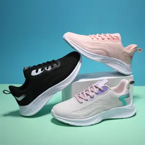 Benutzer definierte rosa neue Stile Schuhe weibliche Damen Sneaker Casual Sneakers für Frauen und Damen