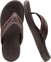 Tongs de sport pour hommes KuaiLu, confort orthopédique, dessus en EVA imprimé, soutien de la voûte plantaire, fasciite plantaire, bout ouvert, tendance mode extérieure