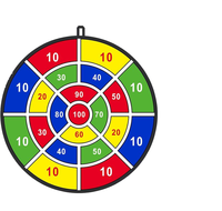 Vente en gros de jeu de fléchettes LED personnalisées avec balle collante Ensemble de jeux d'été d'intérieur et d'extérieur