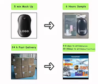 Livraison directe Réchauffeur de mains portable rechargeable par USB Banque d'énergie pour les pieds et les mains Réchauffeur de mains électrique portable Cadeaux pour femmes et hommes