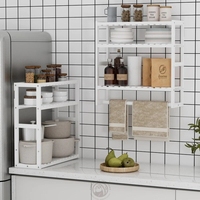 Étagère de rangement murale flottante en bambou à 3 niveaux pour toilettes au-dessus des toilettes Étagères de salle de bain peu encombrantes avec porte-serviettes