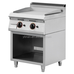 Plancha de Gas Comercial de Acero Inoxidable BN600-G602C, Plancha para Hamburguesas con Superficie Media Ranurada, Plancha Independiente con Inducción para Restaurante - Product Image 3