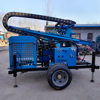 Foreuses de Puits d'Eau Très Vendues SM300 Portables 100m 200m 300m Machine de Forage Hydraulique pour Puits Profonds
