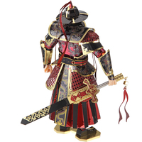Piececool Gardes Impériales Dynastie Ming Puzzle Métallique 3D Moderne Assemblage DIY Figurine d'Armure Ancienne Modèle de Collection pour Adultes