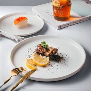 Nordic <b>Ceramic</b> <b>Plates</b>, Western Dinner <b>Plates</b> for Pasta Steak Pizza Breakfast, Household & Commercial Restaurant Serving <b>Plates</b> - Product Image 2