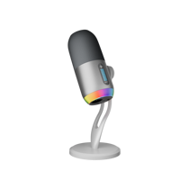 Nouveau microphone à condensateur professionnel MK-03X OEM pour streaming et podcast, avec support USB RGB pour ordinateur portable, PC et enregistrement en studio