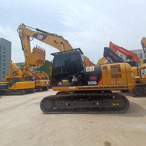 CAT 320D original d'occasion pelles sur chenilles Caterpillar 320D Machinerie lourde avec équipement élevé en stock - Product Image 1
