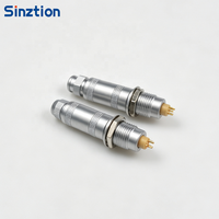 Connecteur coaxial circulaire demi-lune Sinztion S Series ERA FFA à verrouillage rapide push-pull mâle/femelle avec options de broches personnalisées