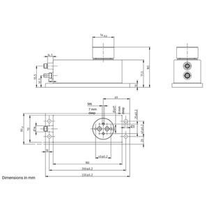 Capteur de pesage allemand Veidt pour HBM Dynamic Sensor 1-PW28PHC3/5Kg, 10Kg, 20Kg, 30Kg, 50Kg, 75Kg 1-PW28PHC3/5Kg Haute Précision - Product Image 3
