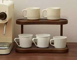Estante de Almacenamiento para Bebidas, Soporte para Tazas de Escritorio, Exhibidor para Juego de Té/Tazas de Café/Vasos de Agua - Product Image 4