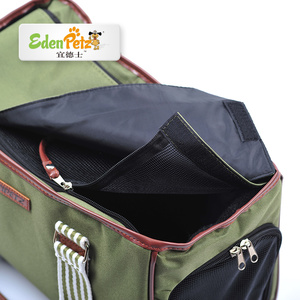 Sac à dos respirant et écologique en cuir avec fermeture éclair pour chiens et chats de petite taille, capacité 4 kg - Product Image 4