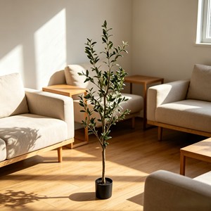   Olivo Artificial Realista |   Planta Artificial Grande en Maceta de Seda Sintética para Decoración de Arcos de Boda y Chimeneas |   Hecho a Medida - Product Image 5