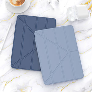 Vente flash Étui en cuir TPU multi-pli pour <span class=keywords><strong>iPad</strong></span> 9.7/10.2 Housses de tablette souples durables pliables pour <span class=keywords><strong>iPad</strong></span> Pro 11 12.9 Air 10.9 pouces - Product Image 3