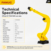 Robot industriel FANUC M-710iD/50M 50 kg 2606 mm 6 axes pour la manutention des matériaux, l'entretien des machines et le soudage par points