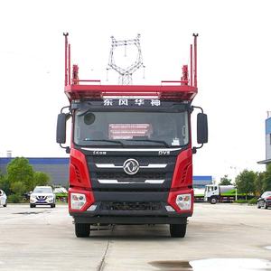 Dongfeng Camion de transport de véhicules automobiles à double pont 5 Camion de transport automatique 4x2 à vendre - Product Image 2