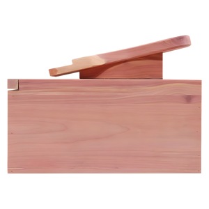 Caja de Madera para Betún de Zapatos, de Madera de Cedro, con Pedal, 10.8x10.8x10.8 cm, Práctica Caja de Regalo - Product Image 5