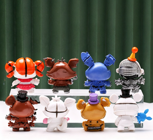 8 figurines miniatures Five Nights at <span class=keywords><strong>Freddy</strong></span> 6ème génération FNAF, jouets, cadeaux, poupées <span class=keywords><strong>de</strong></span> collection, décoration <span class=keywords><strong>de</strong></span> fête - Product Image 3