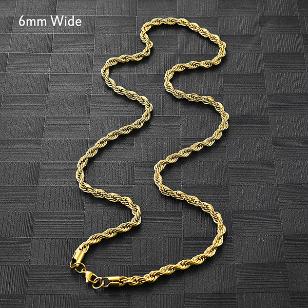 6mm Wide Gold