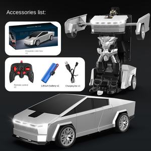 LASIVE Giocattoli 1:18 Telecomando di deformazione per <span class=keywords><strong>Auto</strong></span> <span class=keywords><strong>RC</strong></span> Una Chiave di Deformazione Robot Elettrico di Simulazione <span class=keywords><strong>Auto</strong></span> Modello di <span class=keywords><strong>Auto</strong></span> da Corsa per i Bambini - Product Image 5