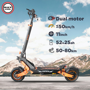 Trottinette électrique EU à deux roues avec longue autonomie, en aluminium certifié, supporte 150 kg, prête à être expédiée - Product Image 1