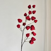 Kunstmatige lantaarnvormige decoratieve bloemen luxe huisdecoratie kunstbloemen