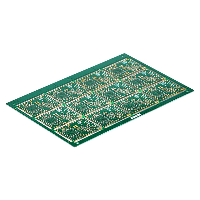 Custom Green Bare PCB for Smoke Alarm Detector Control Board, Multi-up Panel Circuit Board for Fire Safety Sensor Module