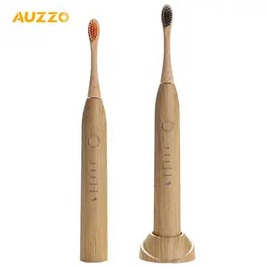 Best Private Label Natural Organic Biologisch abbaubarer Ultraschall Umwelt freundlicher Zahnbürsten kopf Sonic Electric Bamboo Tooth brush