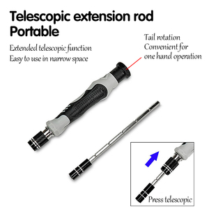 Jeu de tournevis magnétiques 115 en 1, outil de réparation électronique pour téléphone et ordinateur, BTG-041, jeu de tournevis professionnel 115 en 1 - Product Image 6