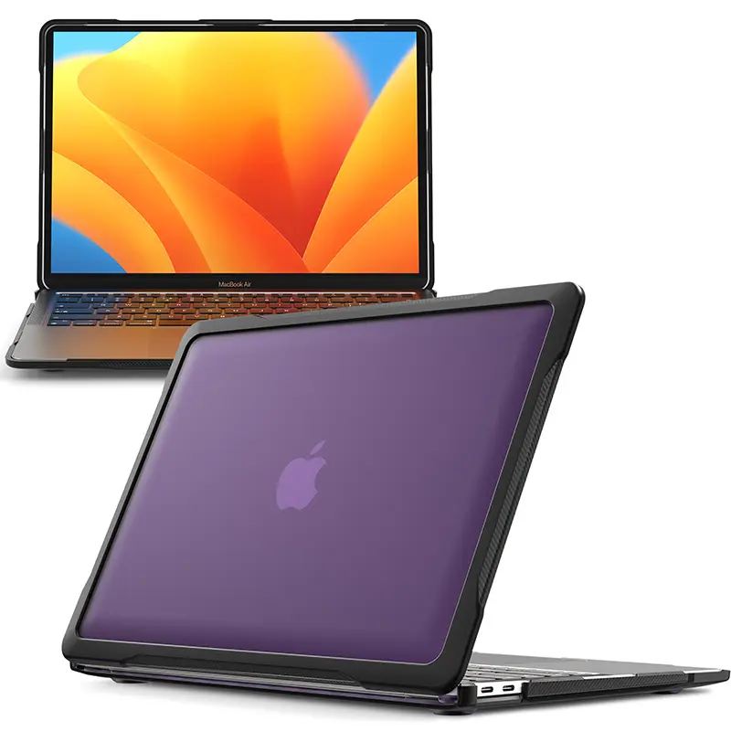 مطاط من أجل MacBook Air 13 من acbook A1932 A2179 A2337 شفاف مقاوم للصدمات متين من مادة TPU