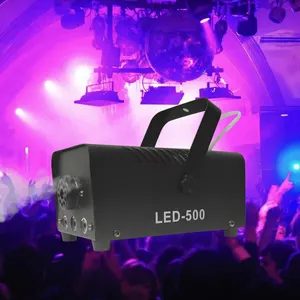 Máquina de fumaça 500w, máquina de fumo embaçador para festa efeito de palco atmosfera de casamento efeito