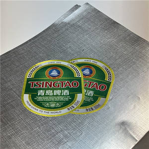 Jumbo Roll Coated Single Side Waterproof Metallized <strong>Textured</strong> 68gsm Beer Label Specialty <strong>Paper</strong> - Product Image 4