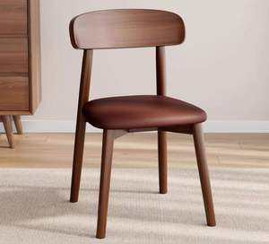 Chaise de salle à manger confortable et douce en bois, design moderne, <span class=keywords><strong>simple</strong></span> et créatif, vente en gros, <span class=keywords><strong>pas</strong></span> <span class=keywords><strong>cher</strong></span>, pour la maison, meubles de salle à manger, CL-005 - Product Image 1